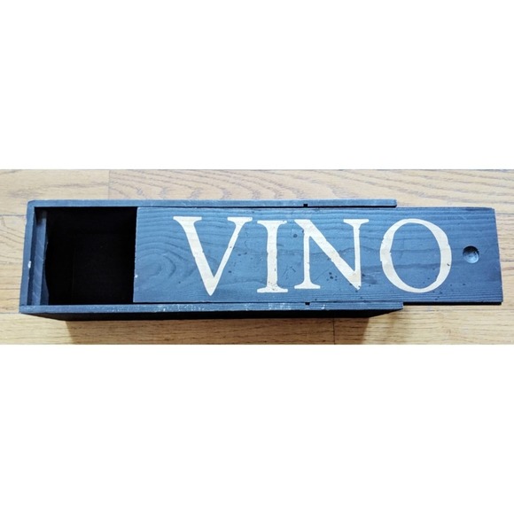 Kitchen Vino Wood Wine Box Wine Storage Wine Display Poshmark